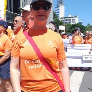 Instituto Brasil + Social participa da 8ª Caminhada pelo Fim da Violência contra Mulheres e Meninas na Avenida Paulista